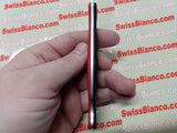 schnitzer fruit knife - dual color: front red G10, back black G10